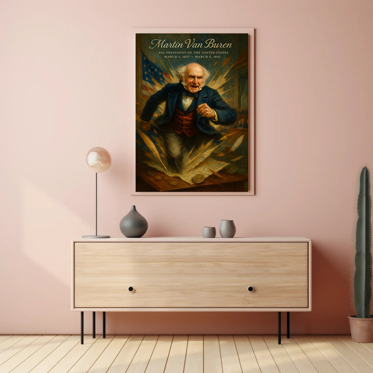 Martin Van Buren 8th President Poster