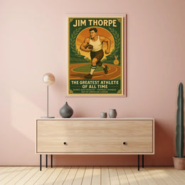 Jim Thorpe The Greatest Athlete of All Time Jim Thorpe Poster