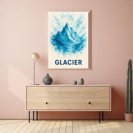 Glacier Majesty Poster