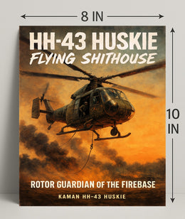 HH-43 Huskie Rotor Guardian of the Firebase Poster PosterGoat