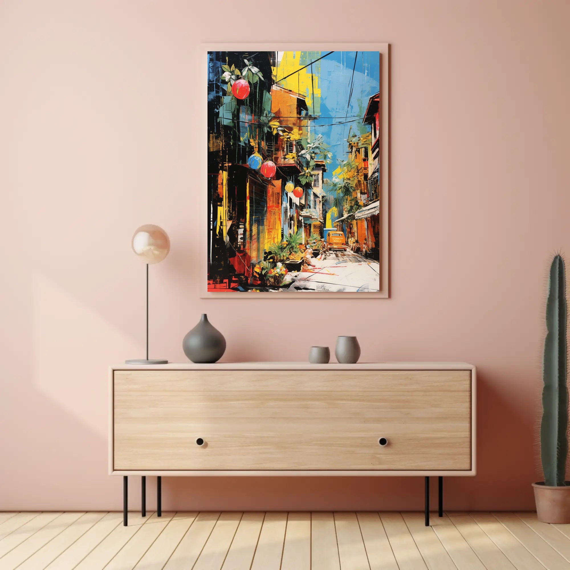 Vibrant Urban Community Celebration Cultural Heritage Poster