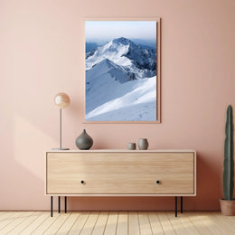 Majestic Snowy Peaks National Park Poster
