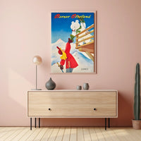 Berner Oberland Winter Adventure Poster