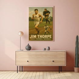 Jim Thorpe Athletic Legend Poster