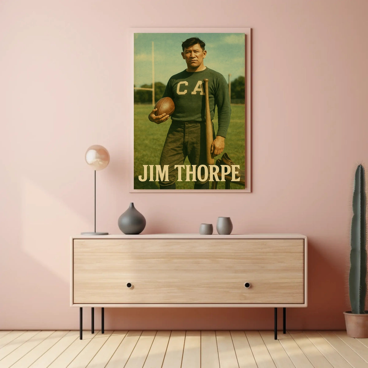Jim Thorpe Athletic Legend Poster