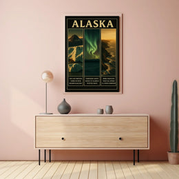 Discover Alaska The Last Frontier Poster