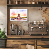 Eiffel Tower at Sunset Poster PosterGoat