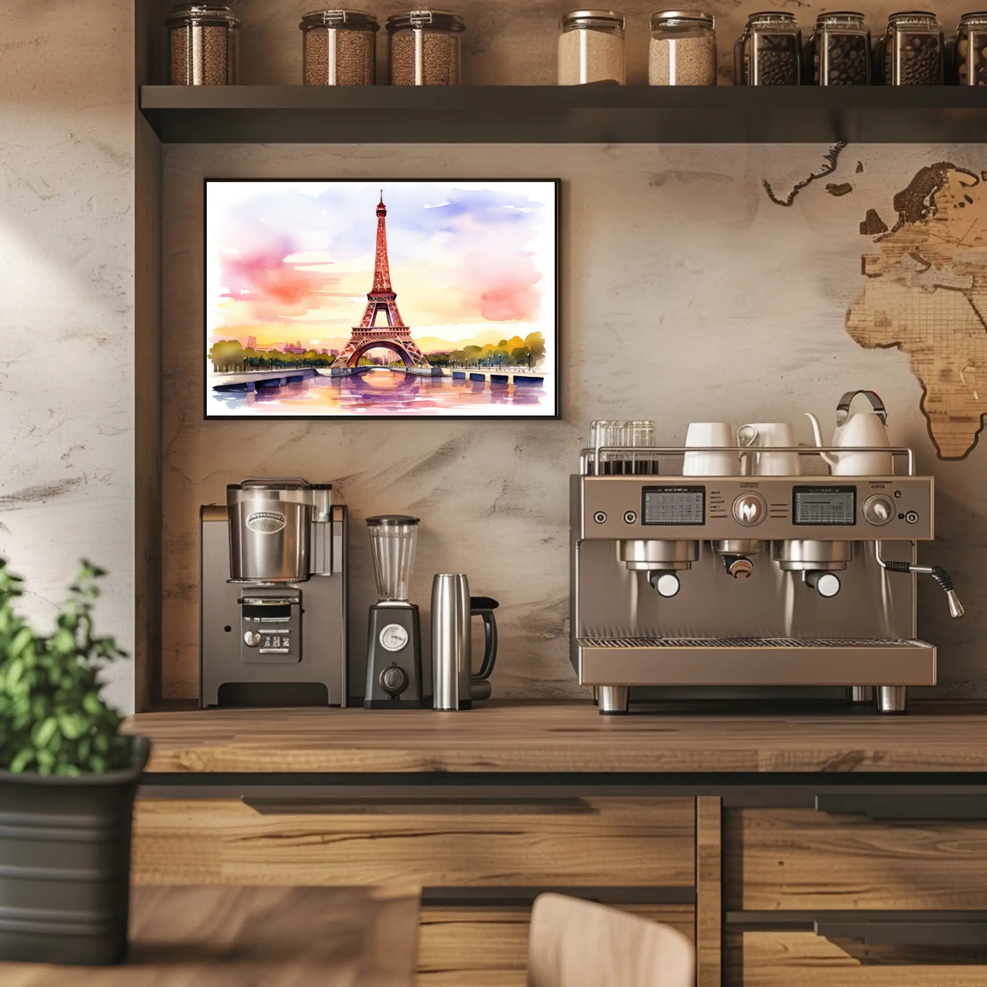 Eiffel Tower at Sunset Poster PosterGoat