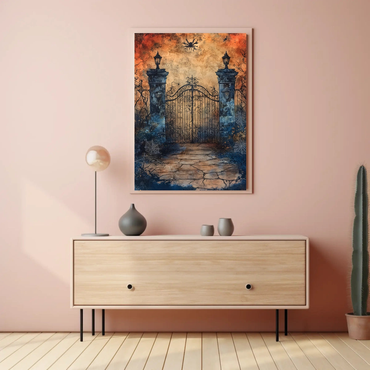 Eerie Gothic Scene Abstract, Artistic, or Pop Culture Poster