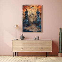 Eerie Gothic Scene Abstract, Artistic, or Pop Culture Poster