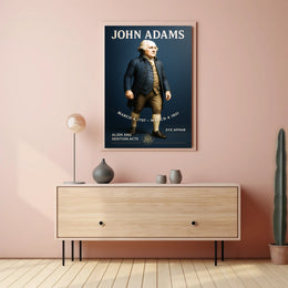 John Adams 2nd President Poster PosterGoat