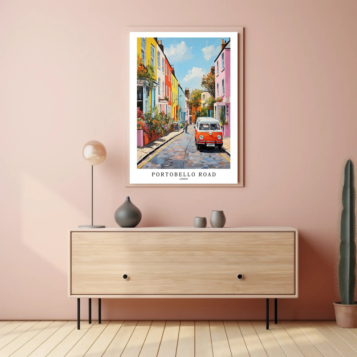 Portobello Road London Poster