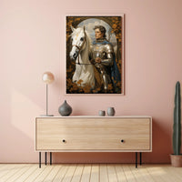 The Knight And His Steed Poster