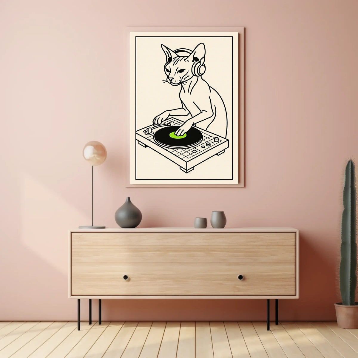 Dj Cat Groove Poster