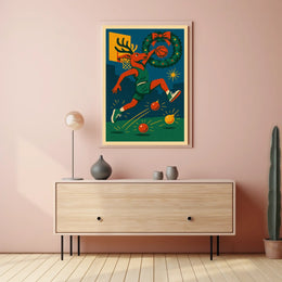 Holiday Hoops Poster