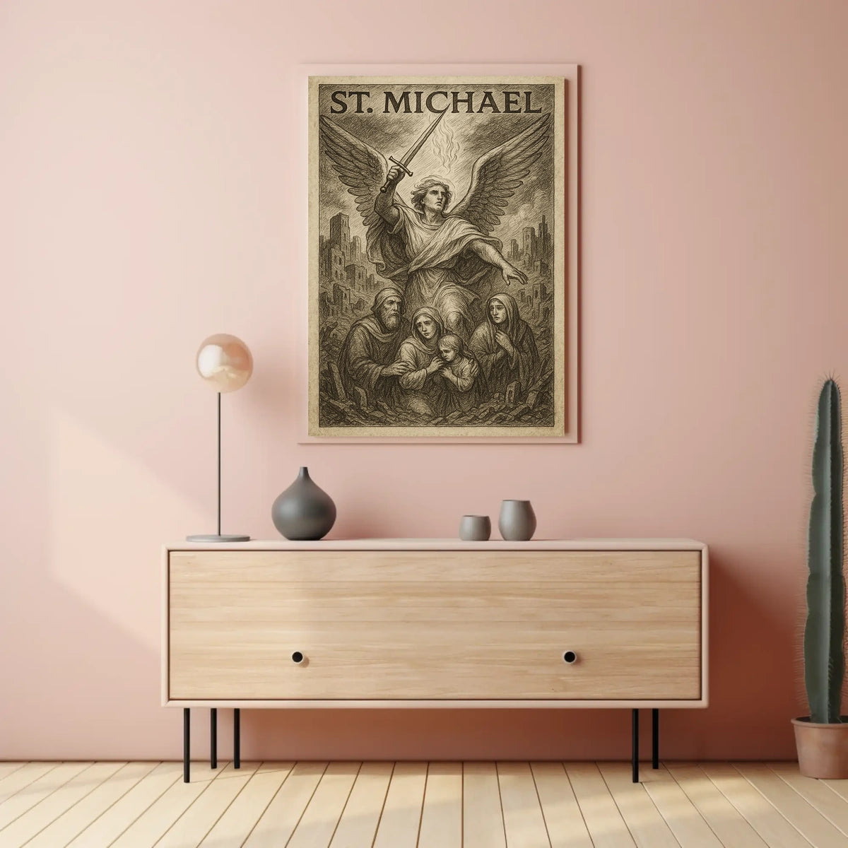 St. Michael Protector Of The Faithful Poster
