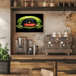 Vibrant Bird Illustration Poster