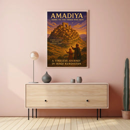 Amadiya Home to the Three Wise Men Poster