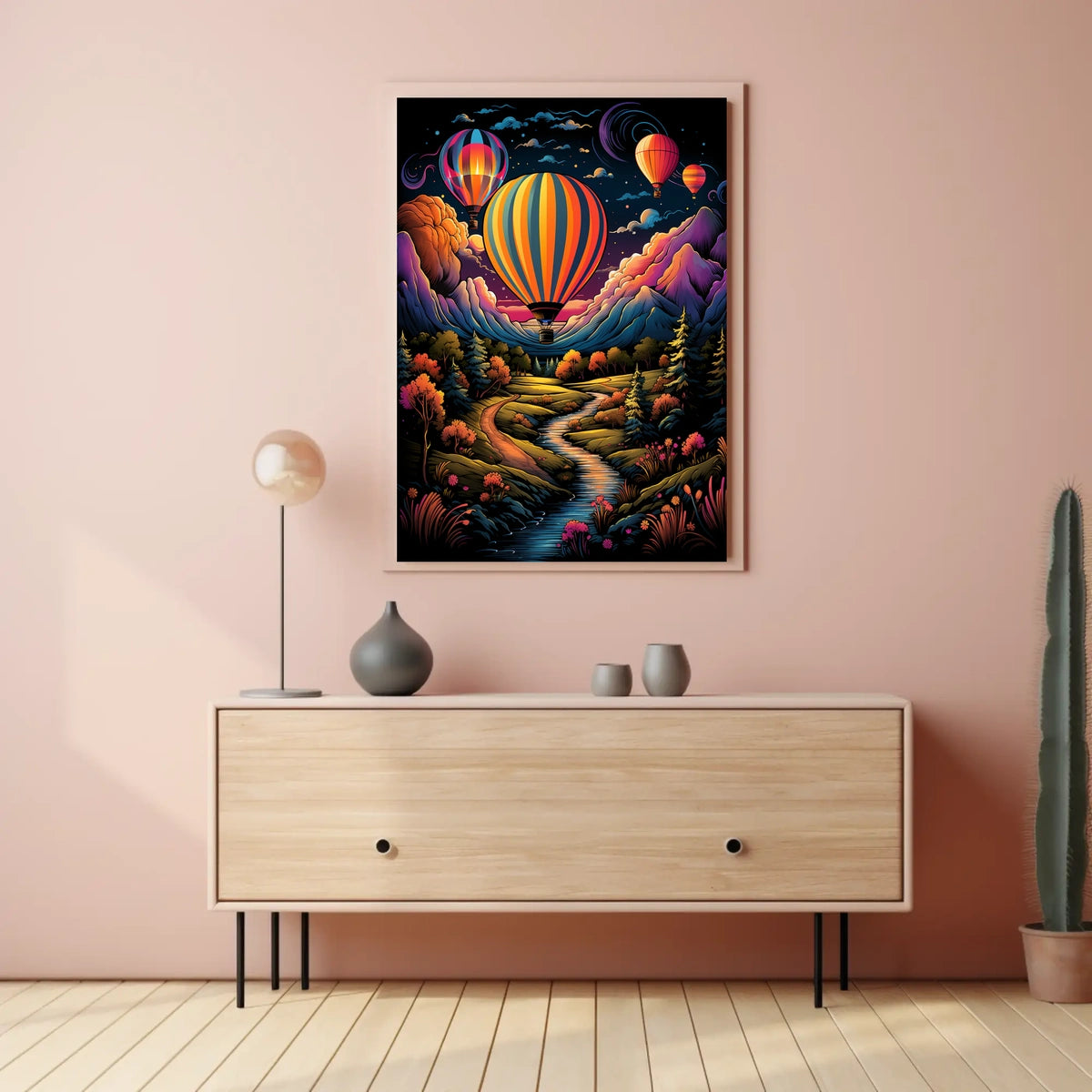 Dreamscape Balloons Poster