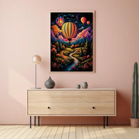 Dreamscape Balloons Poster