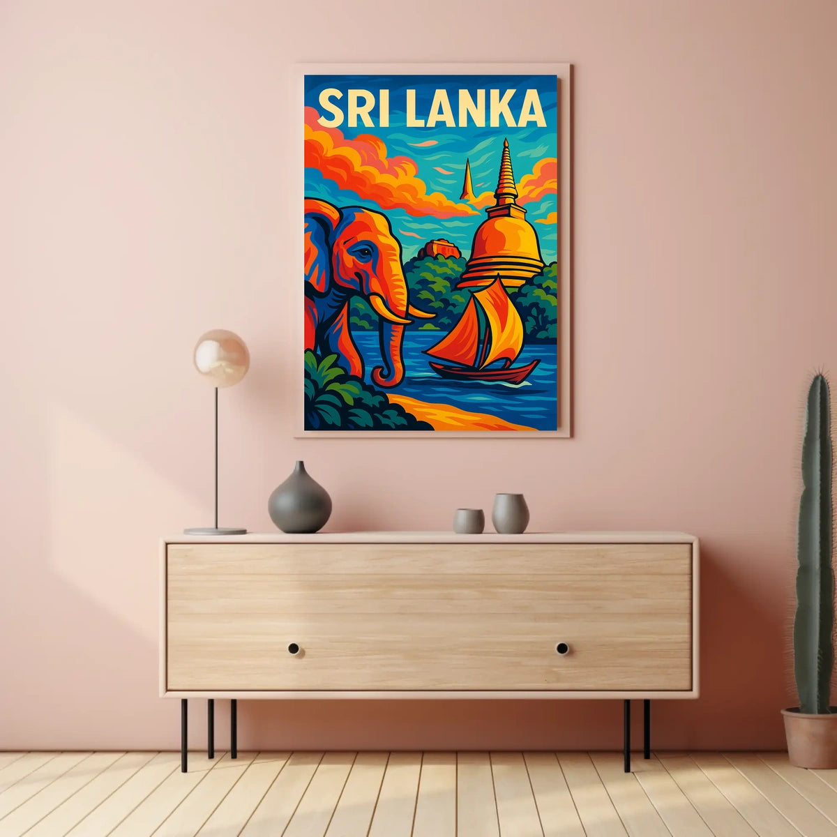 Vibrant Sri Lanka Poster