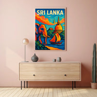 Vibrant Sri Lanka Poster