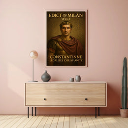 Constantine and the Edict of Milan Poster PosterGoat