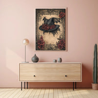 Enchanted Gothic Hat Poster