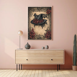 Enchanted Gothic Hat Poster