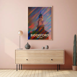 Biddeford Maine Scenic Realism Wanderlust Poster