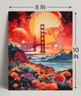 Dreamscape Of The Golden Gate Poster