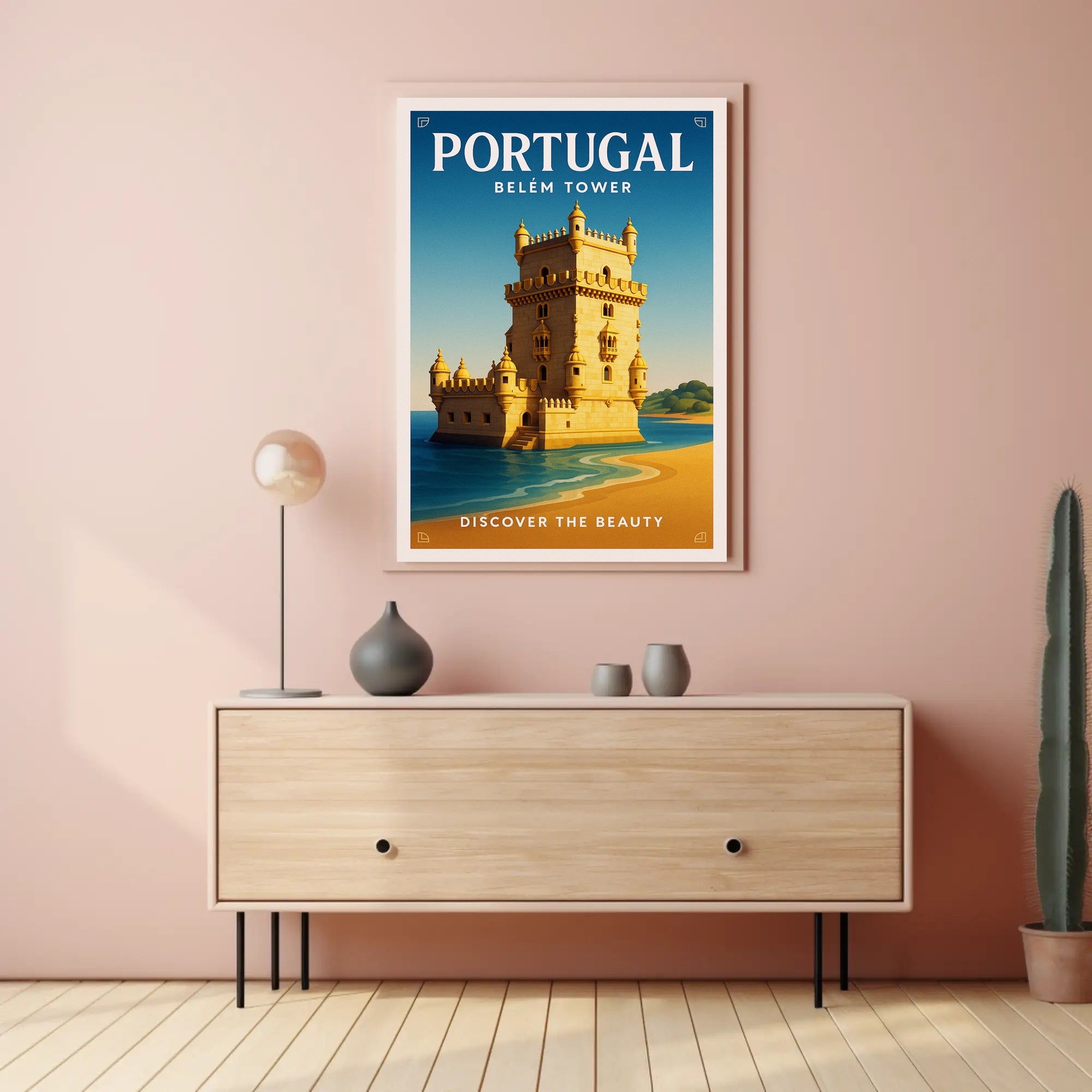 Discover the Beauty of Belém Tower Poster PosterGoat
