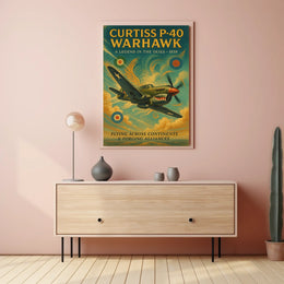 Curtiss P-40 Warhawk A Legend in the Skies Poster