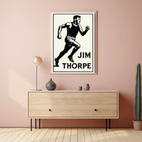 Jim Thorpe Athletic Icon Poster