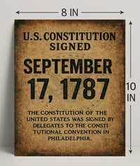 Constitution Signing September 17 1787 Poster PosterGoat