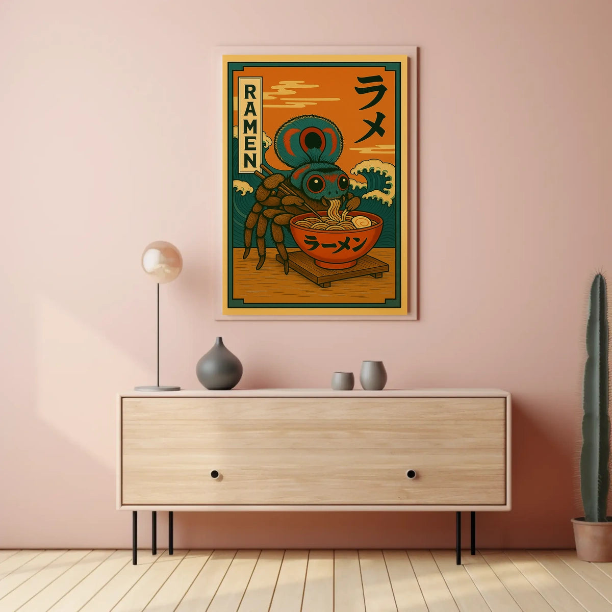 Ramen Spider Delight Poster