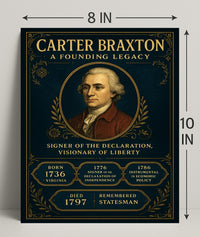 Carter Braxton A Founding Legacy Poster PosterGoat