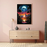 Cosmic Oasis Poster