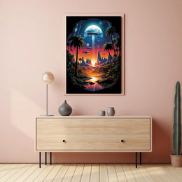 Cosmic Oasis Poster