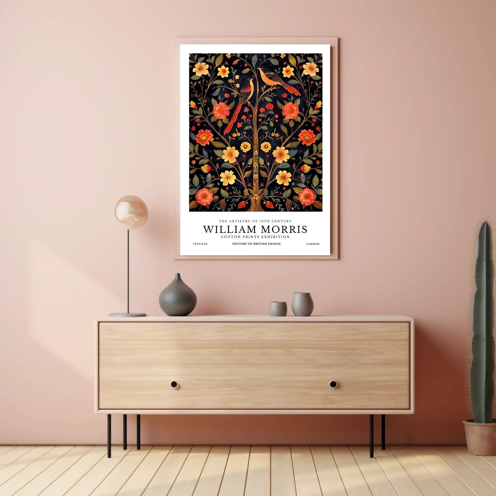 William Morris Cotton Prints Heritage Poster