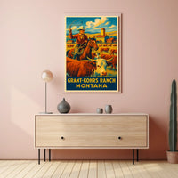 Grant-Kohrs Ranch Montana Poster