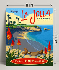 La Jolla San Diego Poster PosterGoat