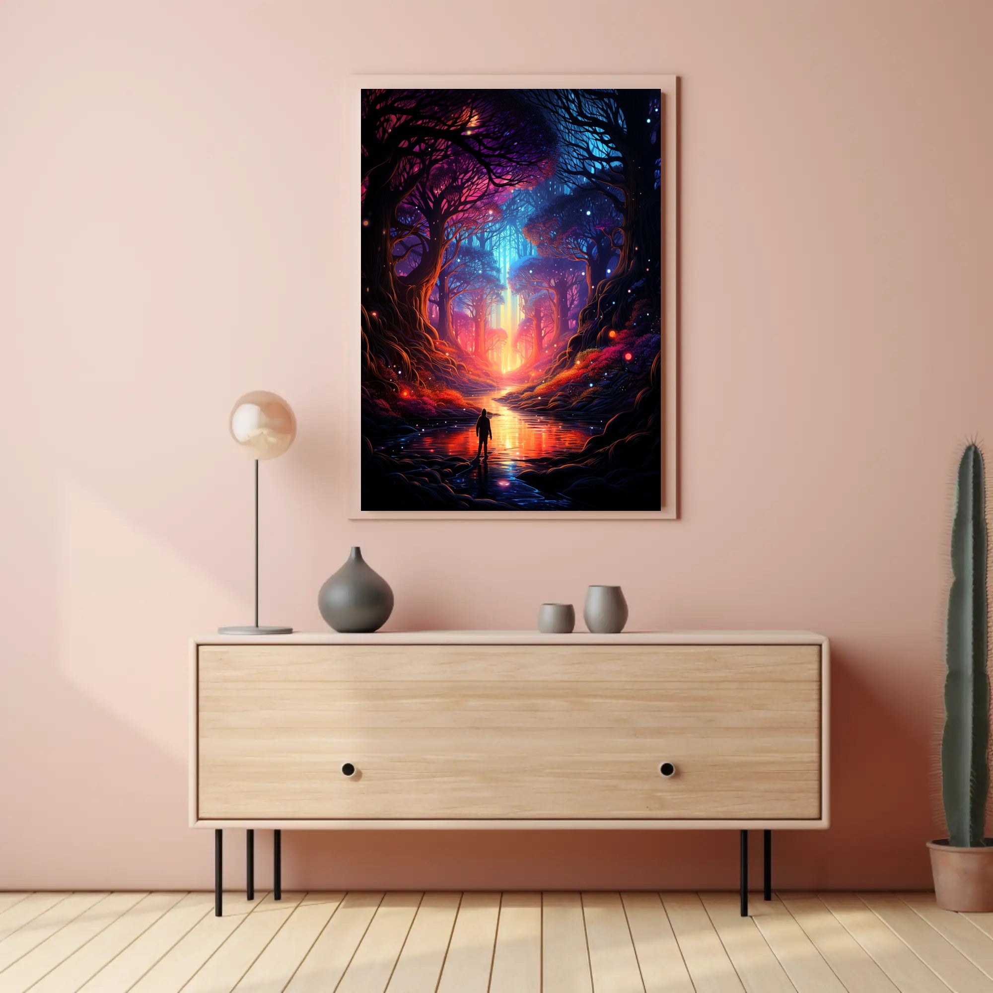 Enchanted Forest Journey Poster