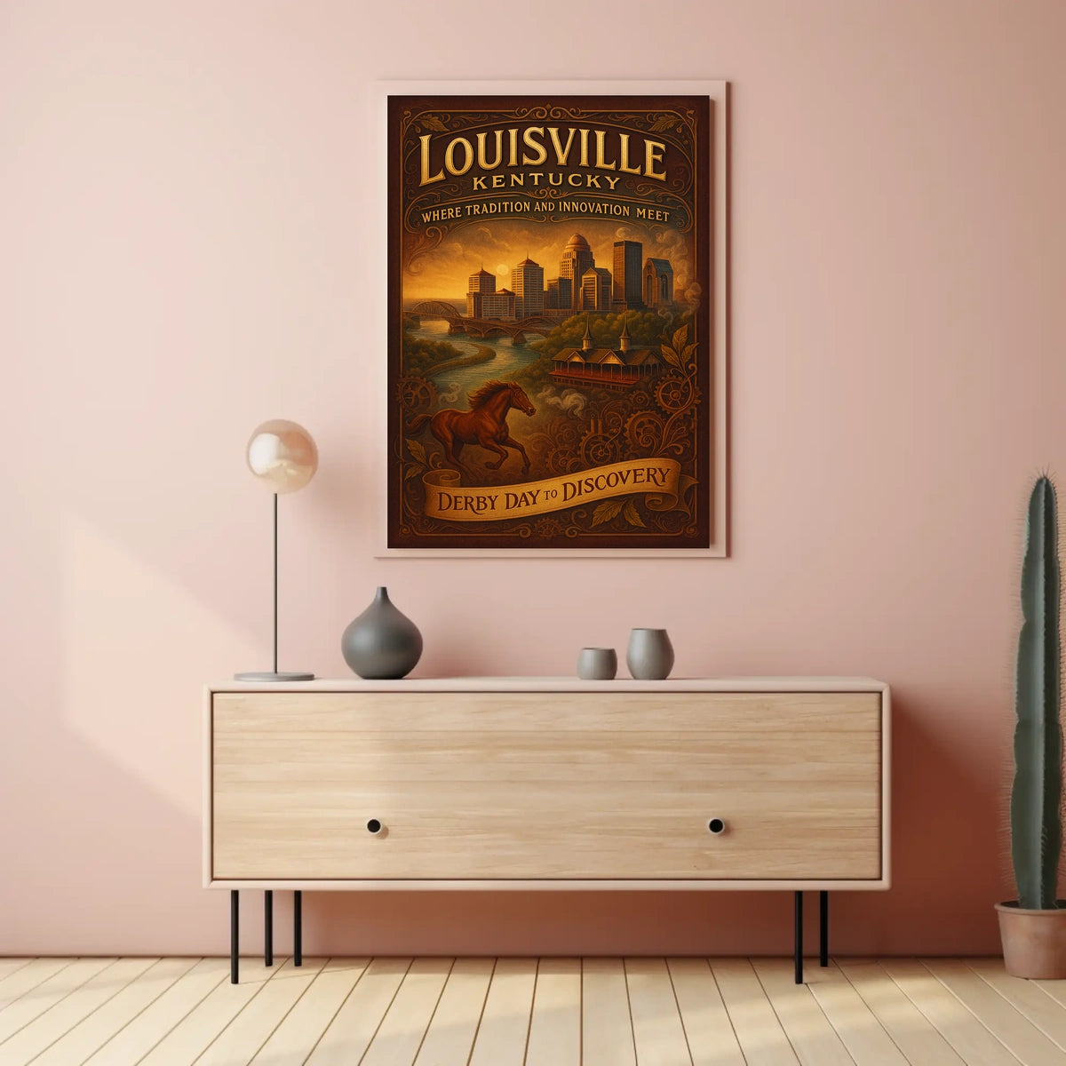 Louisville, Kentucky Where Tradition and Innovation Meet Poster