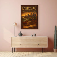 Louisville, Kentucky Where Tradition and Innovation Meet Poster