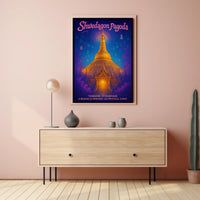 Shwedagon Pagoda A Mystical Landmark Poster