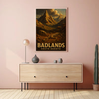 Badlands Of South Dakota Poster
