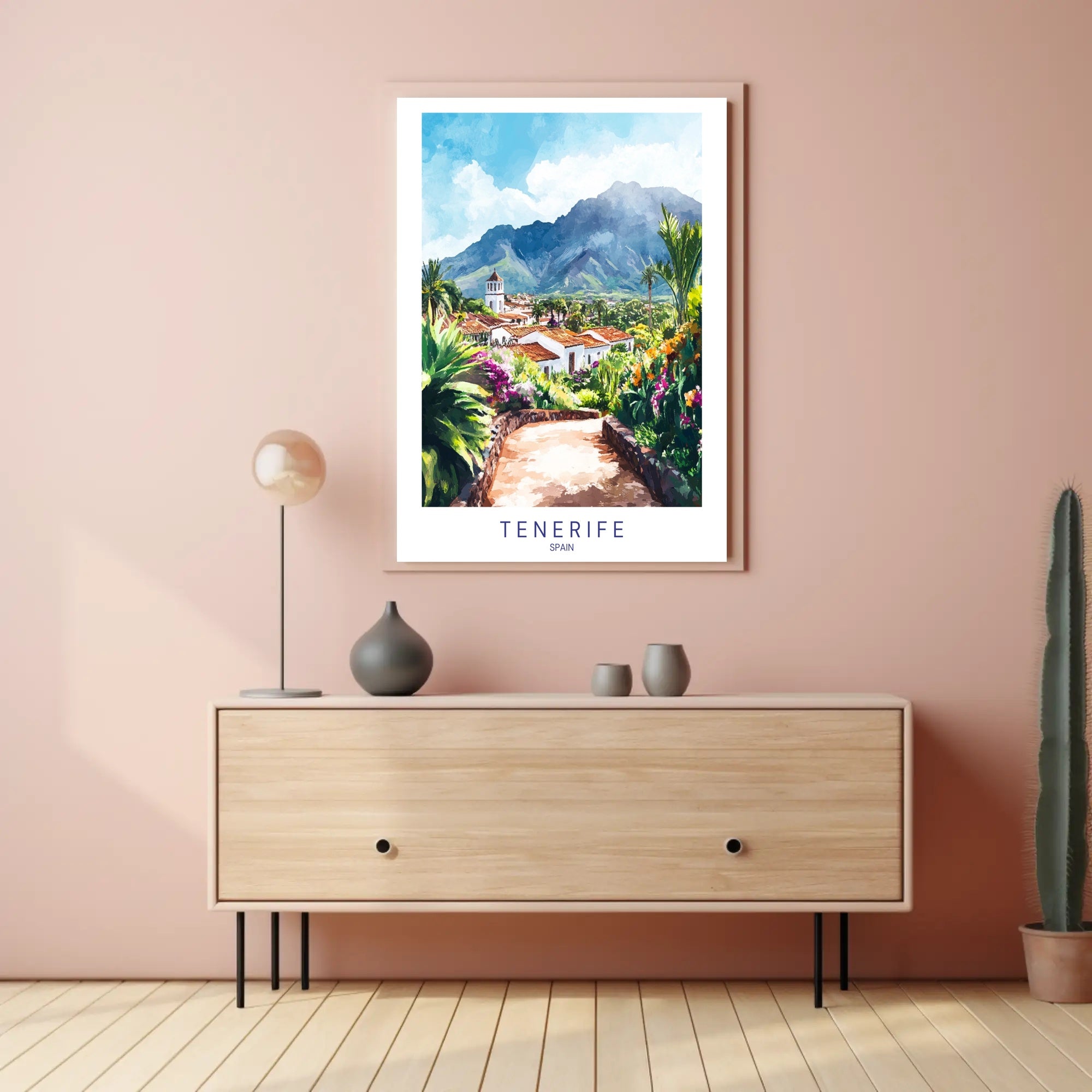 Scenic Beauty of Tenerife Poster PosterGoat