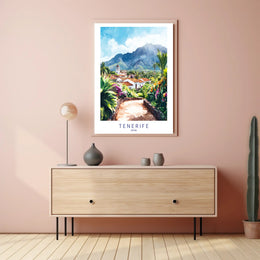 Scenic Beauty of Tenerife Poster PosterGoat