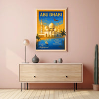Discover Abu Dhabi Poster PosterGoat